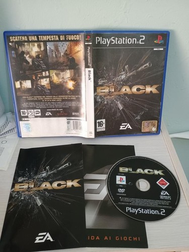 Black ps2 play station - station, 2-pal