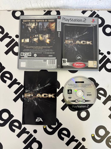 Black ps2 playstation - playstation, 2