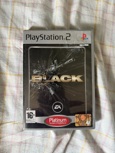 Black ps2 platinum - platinum, completo