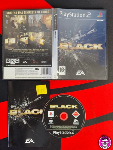 Black playstation ps2 - black,